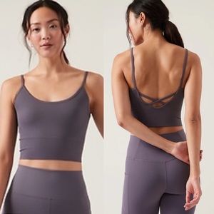 Athleta Aurora Seamless Cami Medium Grey/Purple